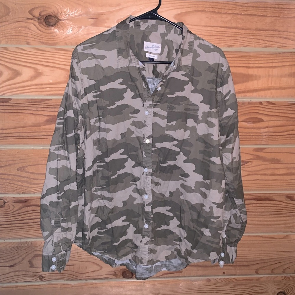 Camouflage Button Down